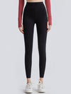Wide Waistband Sports Leggings – Denim Wash