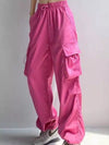 Full Size Drawstring Cargo Pants Plus Size