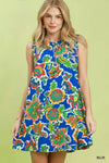 Womens Best Casual Umgee Abstract Print Sleeveless Shift Dress
