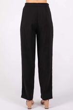 Black pants on a white background