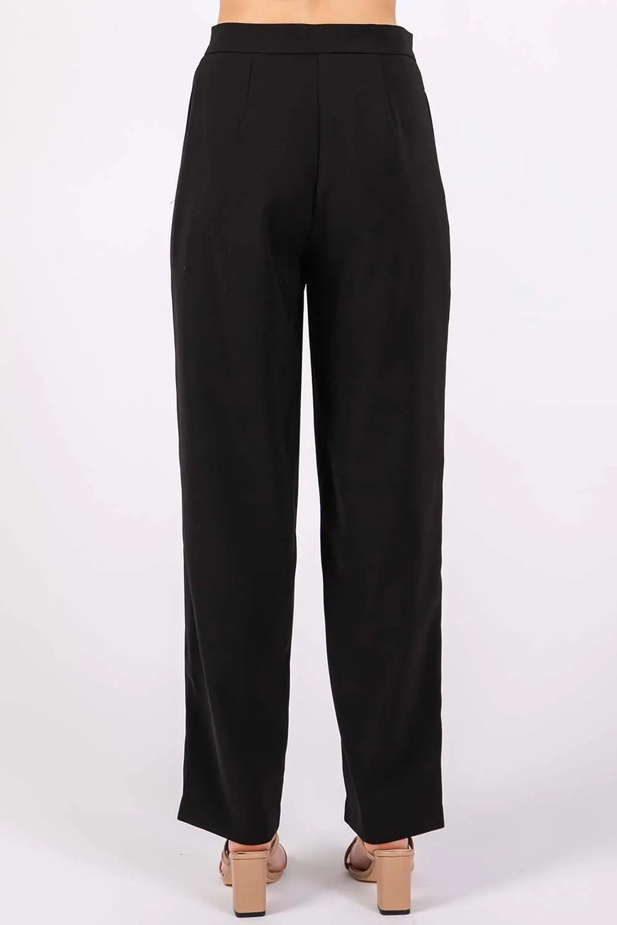 Black pants on a white background