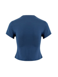 Blue t-shirt on a white background