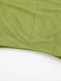 Close-up of green fabric on a white background