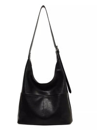 Another full picture of the black Adjustable Strap Shoulder Bag For Women