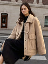 Sherpa Button-Up Outerwear