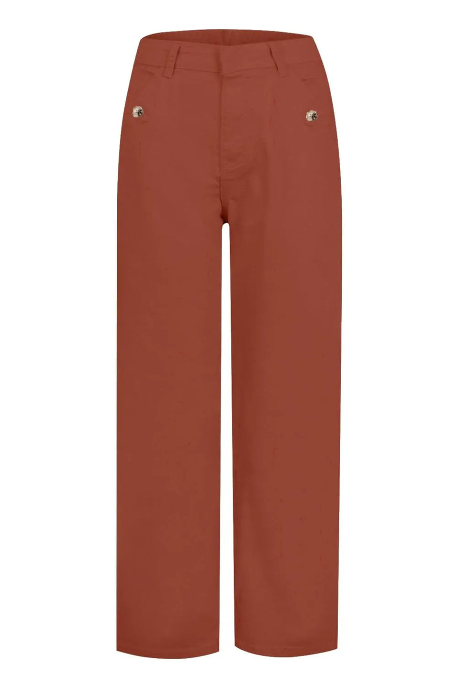 Red pants on a white background