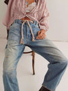 women's jeans pockets | Washed Relaxed Fit Jeans | East Hills Casuals