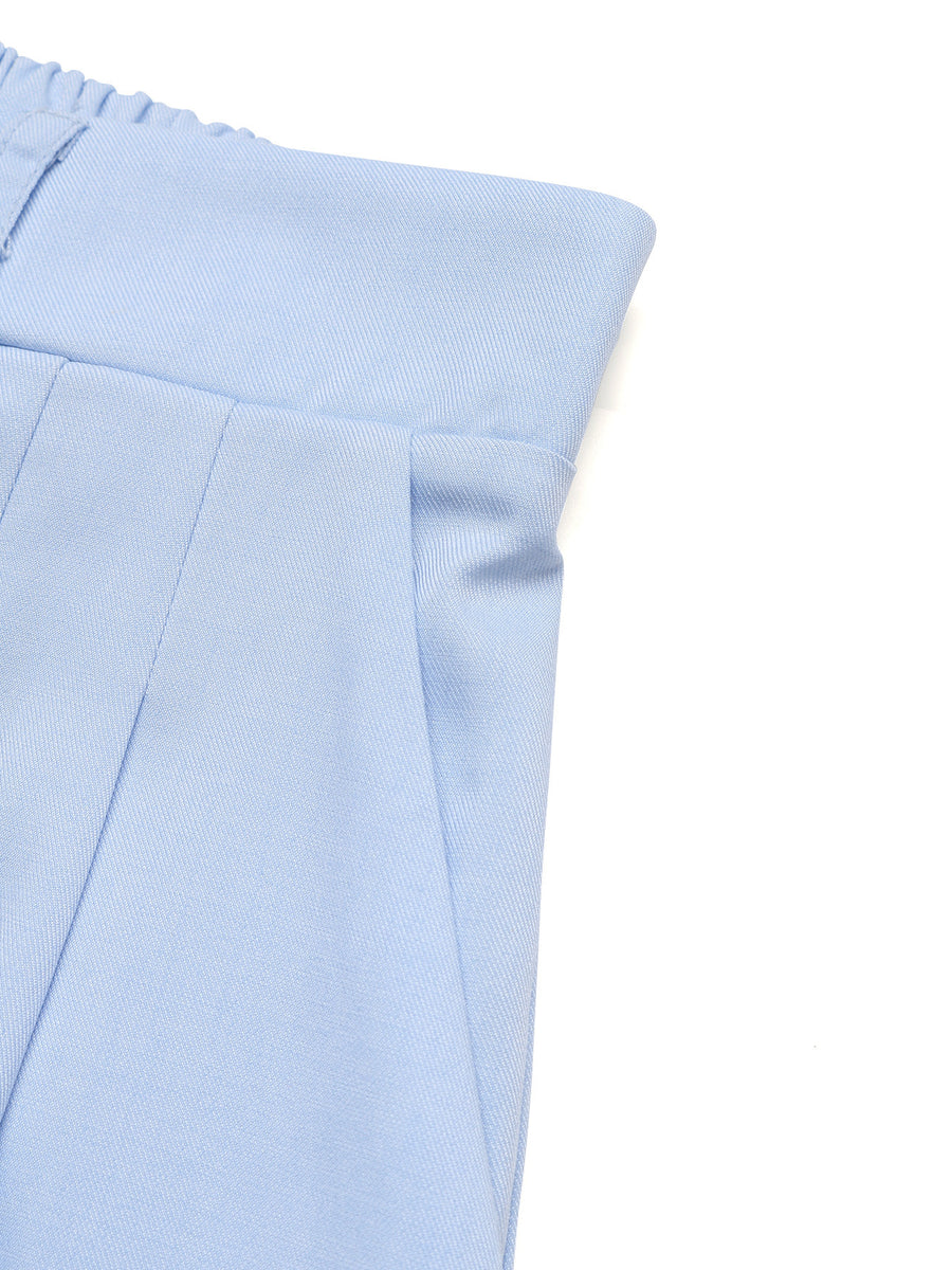 Light blue pants on a white background