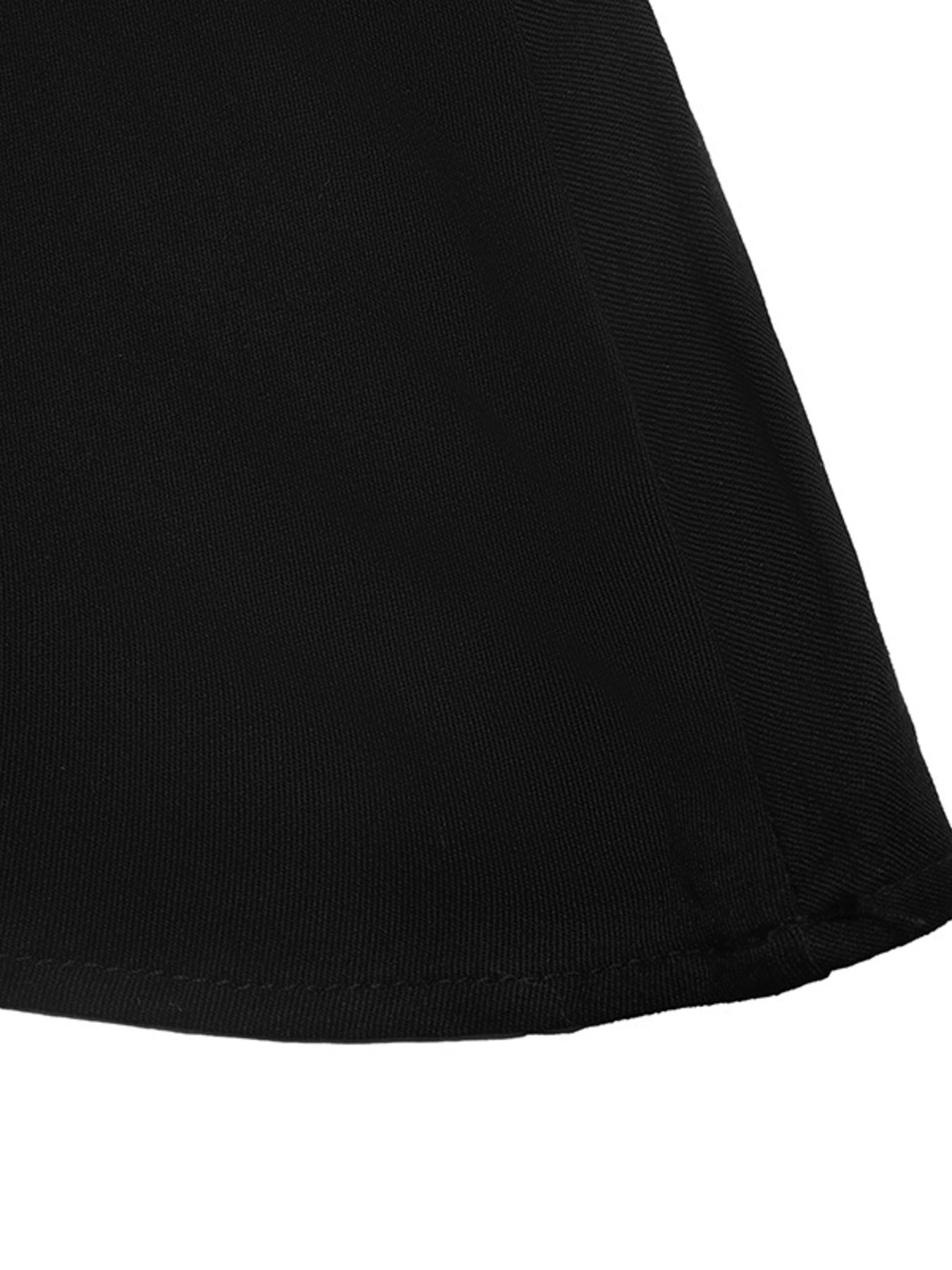 Close-up of a black fabric texture on a white background