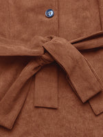 Close up view of the belt on Max-Origin dress