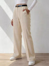 Business Casual High Waist Wide Leg Dress Pants For Women
