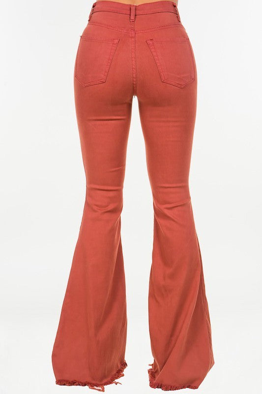Bell Bottom Jean in Rust for a limited time