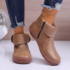 Round Toe Side Zipper Boots