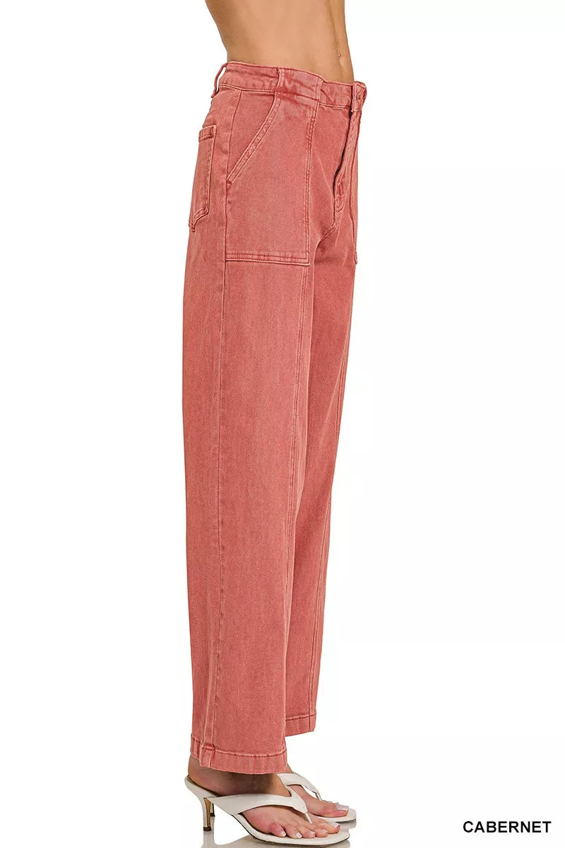 Pink pants on a white background with 'CABERNET' branding.