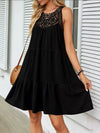 Lace Detail Sleeveless Dress For Women