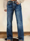 Women's Vintage Wash Straight Leg Jeans