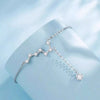 925 Sterling Silver Zircon Anklet Bracelets For Women