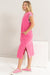 Model showing pocket on Casual Comfy Sleeveless Midi Dress