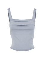 Light gray tank top on a white background