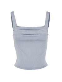 Light gray tank top on a white background