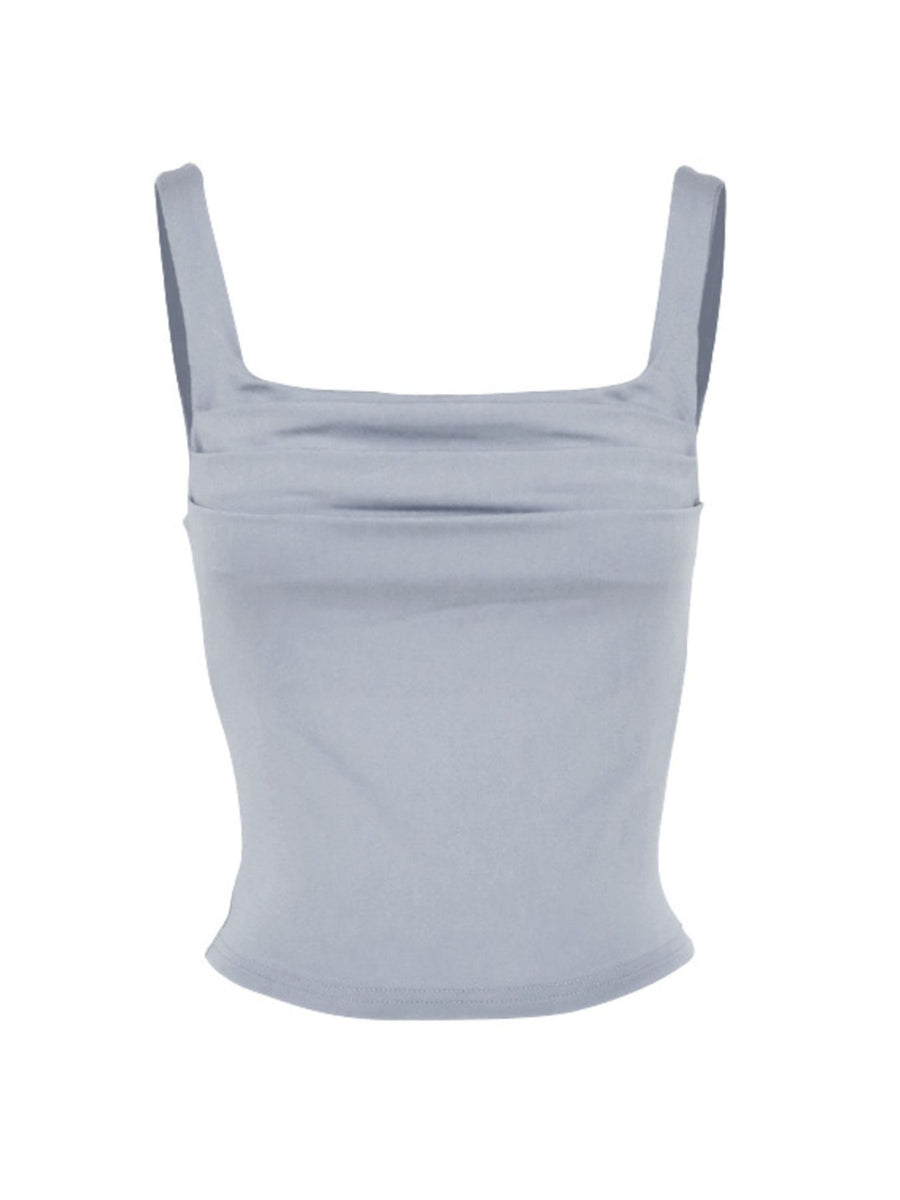 Light gray tank top on a white background