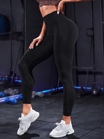 Black High Waist Active Leggings