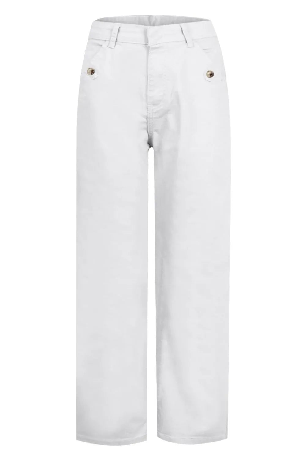 White pants on a white background