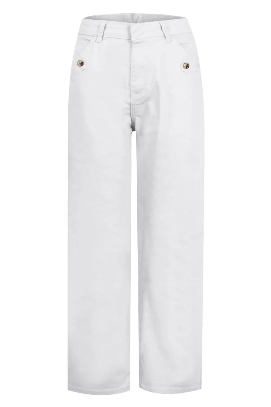White pants on a white background