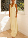 Best Halter Neck Sleeveless Maxi Dress | Bestselling Styles