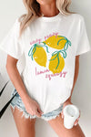 Women's Breathable Lightweight Easy Peasy Lemon Squeezy Graphic Tee
