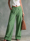 Women's Full Size High-Waisted Wide-Leg Cargo Pants Plus Size