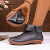 Round Toe Side Zipper Boots