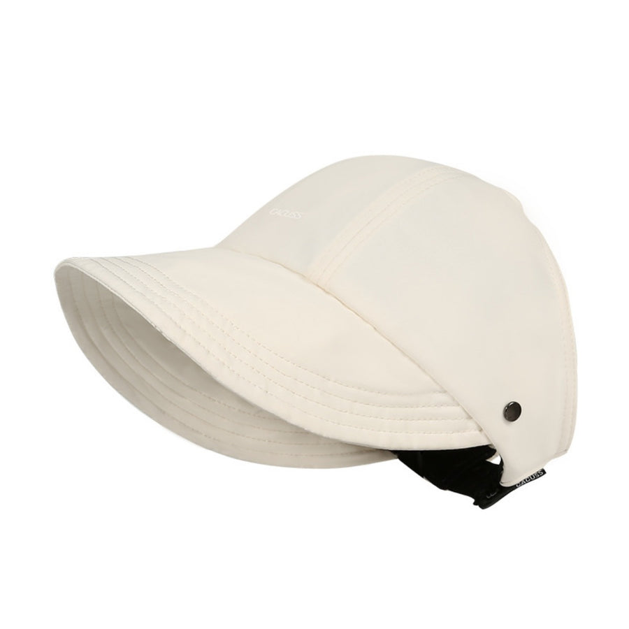 Beige baseball cap on a white background