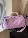 Women Gym Carry on Duffle Bag with Adjustable Strap