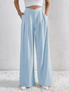 Pleated Wide Leg Pants