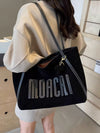 Casual Letter Shoulder Bag for ladies