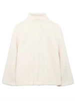 White cape on a white background