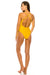 yellow classic swimwear