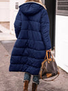 Women's Full Size Longline Sherpa-Lined Hooded Outerwear Plus Size