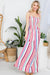 STRIPE SMOCKED MAXI DRESS