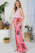 FLORAL MIX TANK MAXI DRESS