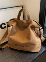 Brown bag with 'TIANFLONG' branding on a surface
