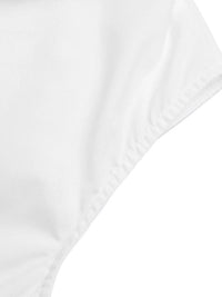 Close-up of white fabric texture
