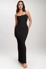 Black Basic Bae Built-In Shapewear Sleeveless Maxi Dress