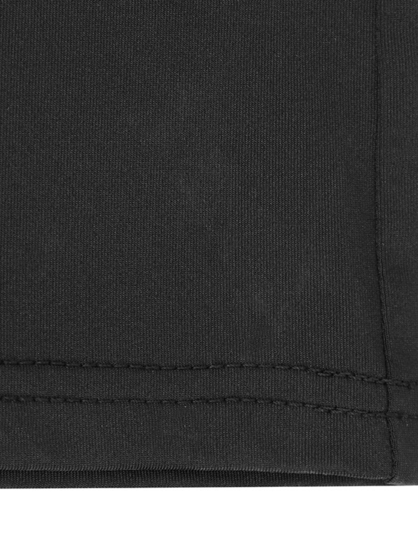 Close-up of a black fabric texture