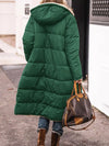 Women's Full Size Longline Sherpa-Lined Hooded Outerwear Plus Size