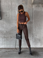 Ladies Luxurious Drawstring Pants with Pockets