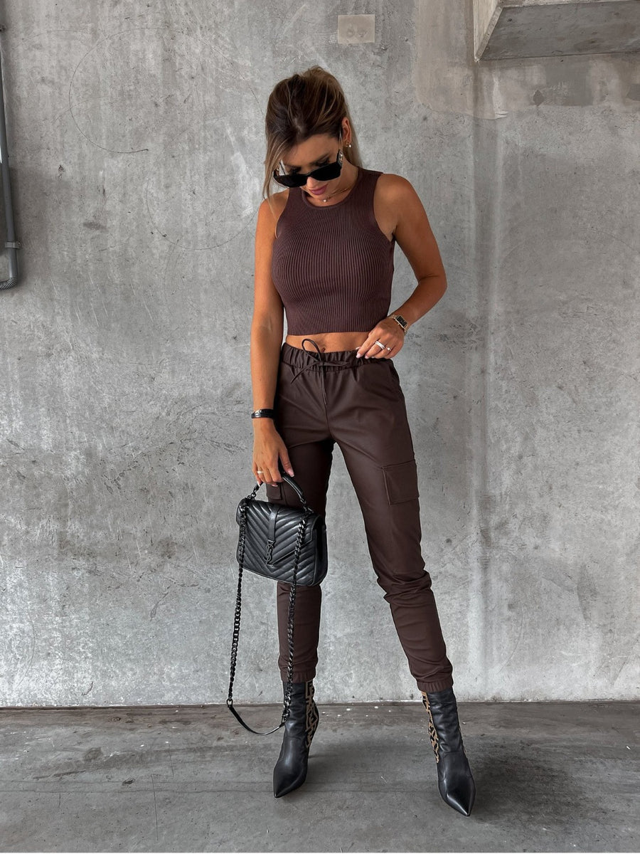 Ladies Luxurious Drawstring Pants with Pockets
