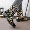 Round Toe Block Heels Boots