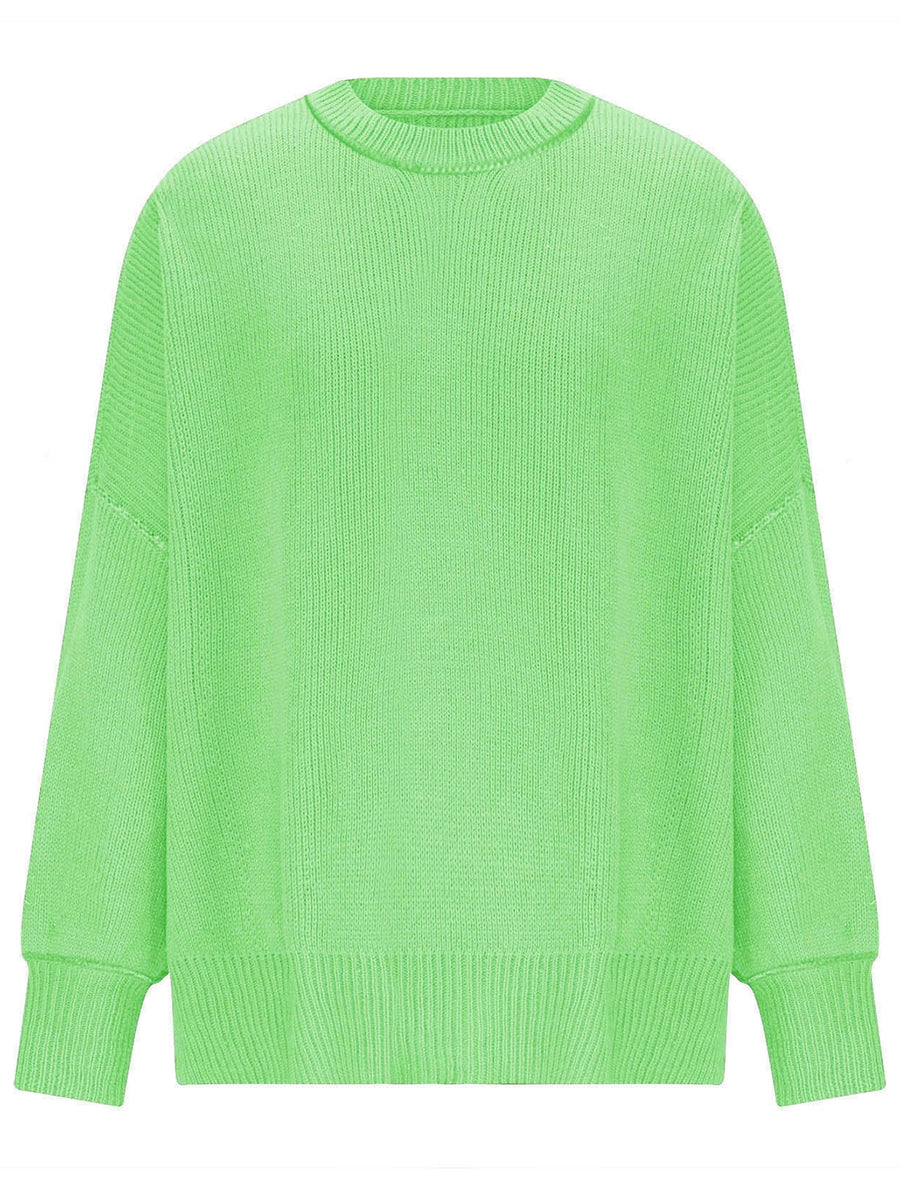 Round Neck Long Sleeve Sweater